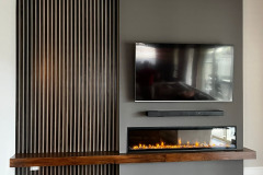 Jeff's Built in Fireplace - house remodeling 