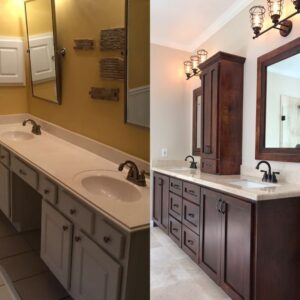 bathroom renovation before and after pictures