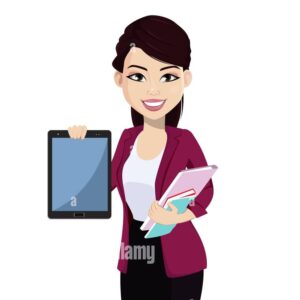 asian-business-woman-in-office-clothes-beautiful-lady-cartoon-character-holds-modern-tablet-vector-illustration-isolated-on-white-background-PXK20T