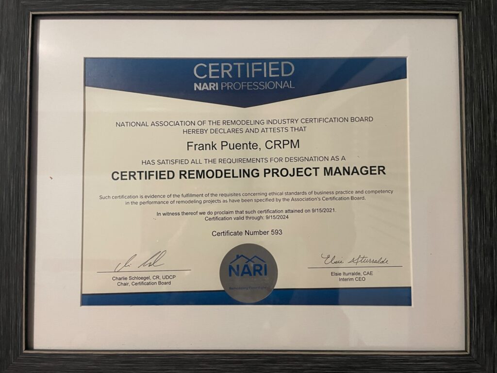 Bathroom & Kitchen Remodeling Certifications - Premium Residential ...