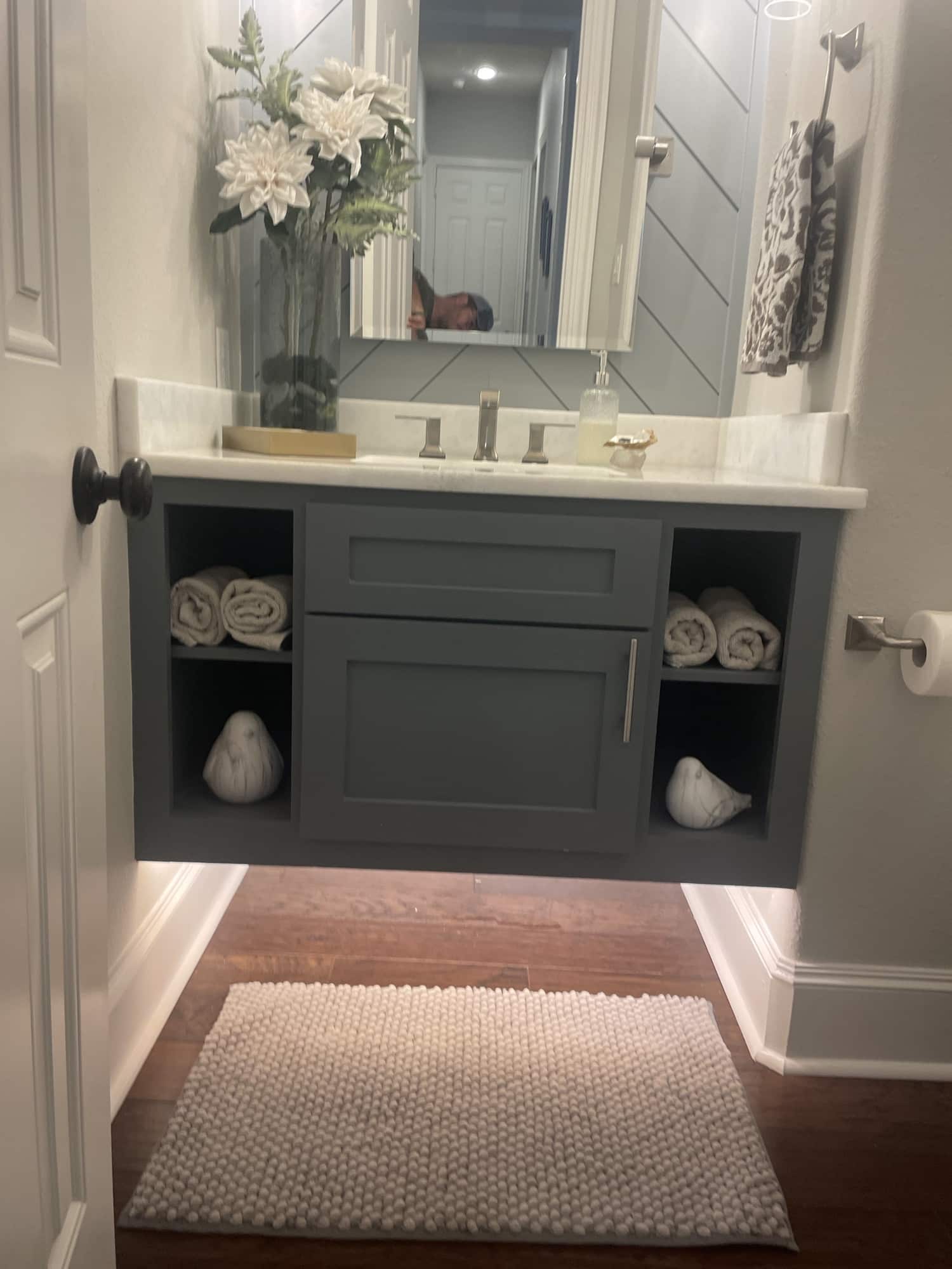 Rebecca’s Powder Room Remodel in Montgomery – A Small Space with Big ...